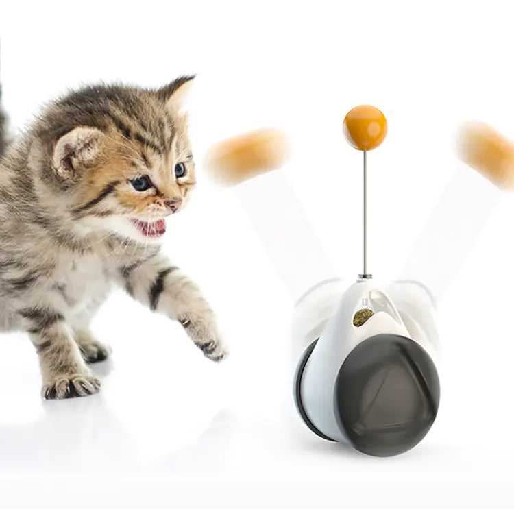 Feline Fun Wobble Toy with Treats
