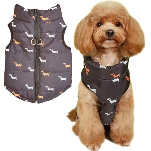 CozyCanine Warm Winter Coat with D-Ring