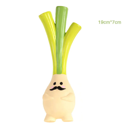Ginger Garlic Squeaky Latex Toy