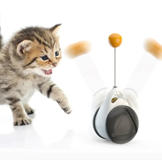 Feline Fun Wobble Toy with Treats